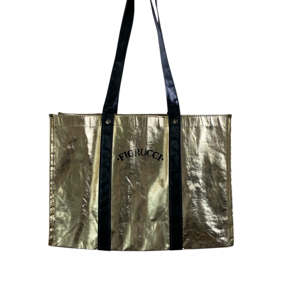 Fiorucci Gold and Black Shimmer Tote